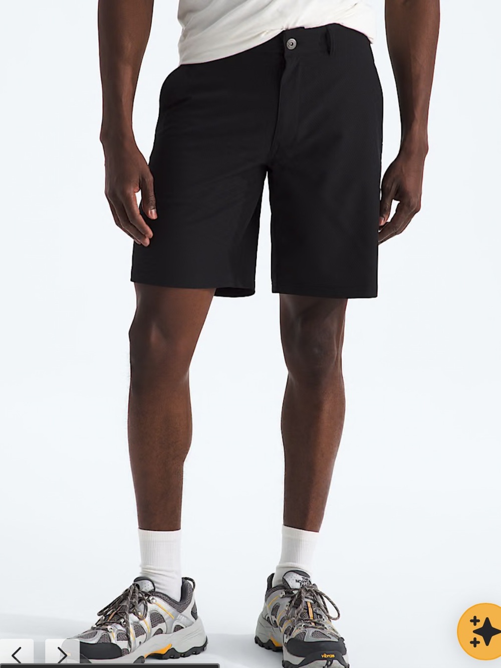 NWT The North Face Men's Rolling Sun Short. Size 36. Black.